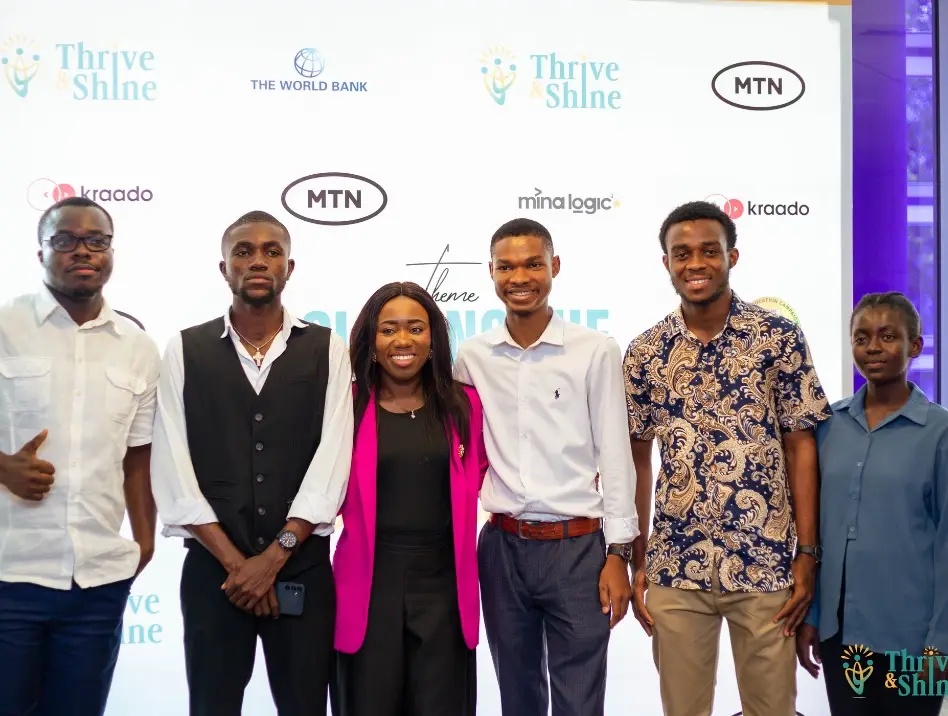 Students supported by Thrive & Shine